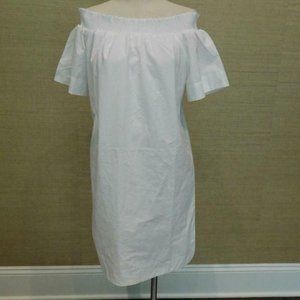 J.Crew $118 Tall Off-The-Shoulder Dress F5784